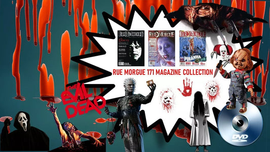 RUE MORGUE - 171 RETRO HORROR MAGAZINES PDF Format ON DVDROM