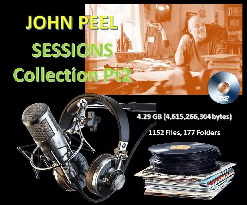 JOHN PEEL - SESSIONS PT 2 - Retro Old Time Radio Shows MP3 DVDROM