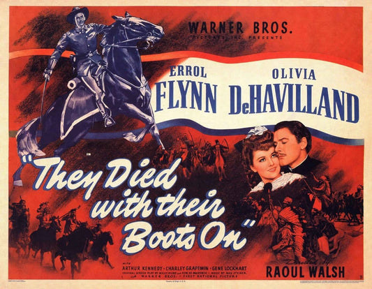 They Died With Their Boots On (1941) - Public Domain DVD NO CASE