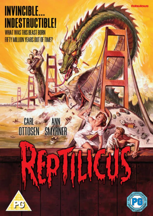 REPTILICUS (1961) Carl Ottosen,Ann Smyrner,Mimi Heinrich,Dirch Passer - PUBLIC DOMAIN DVD ONLY NO CASE