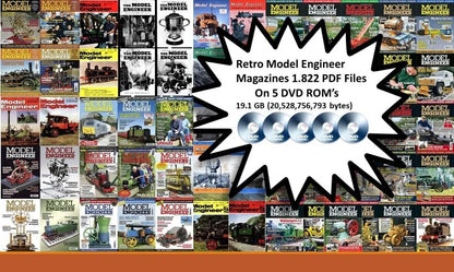 MODEL ENGINEER MAGAZINE - 1822 ISSUES ON PDF FORMAT ON DVD-ROMS