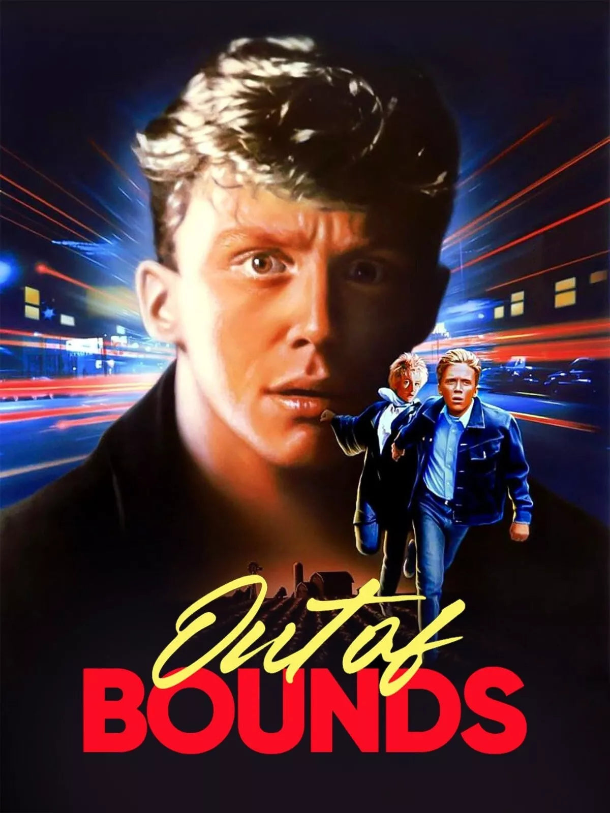 OUT OF BOUNDS (1986) Anthony Michael Hall - Public Domain Movie DVD NO CASE