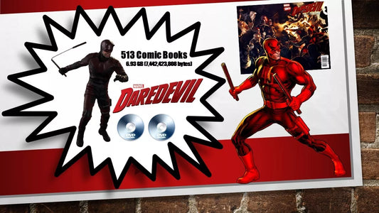 DAREDEVIL - MASSIVE COLLECTION OF 513 COMICS ON CBR Format ON DVDROM