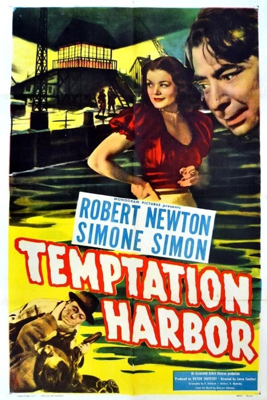 TEMPTATION HARBOUR  (1947) Robert Newton, Public Domain DVD NO CASE RARE !