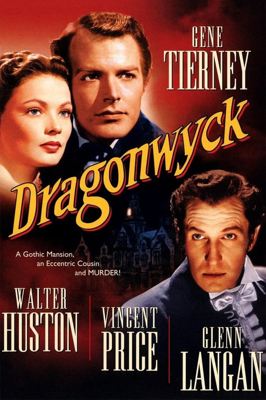 DRAGONWYCK (1946) Vincent Price,Gene Tierney - Public Domain DVD NO CASE RARE !