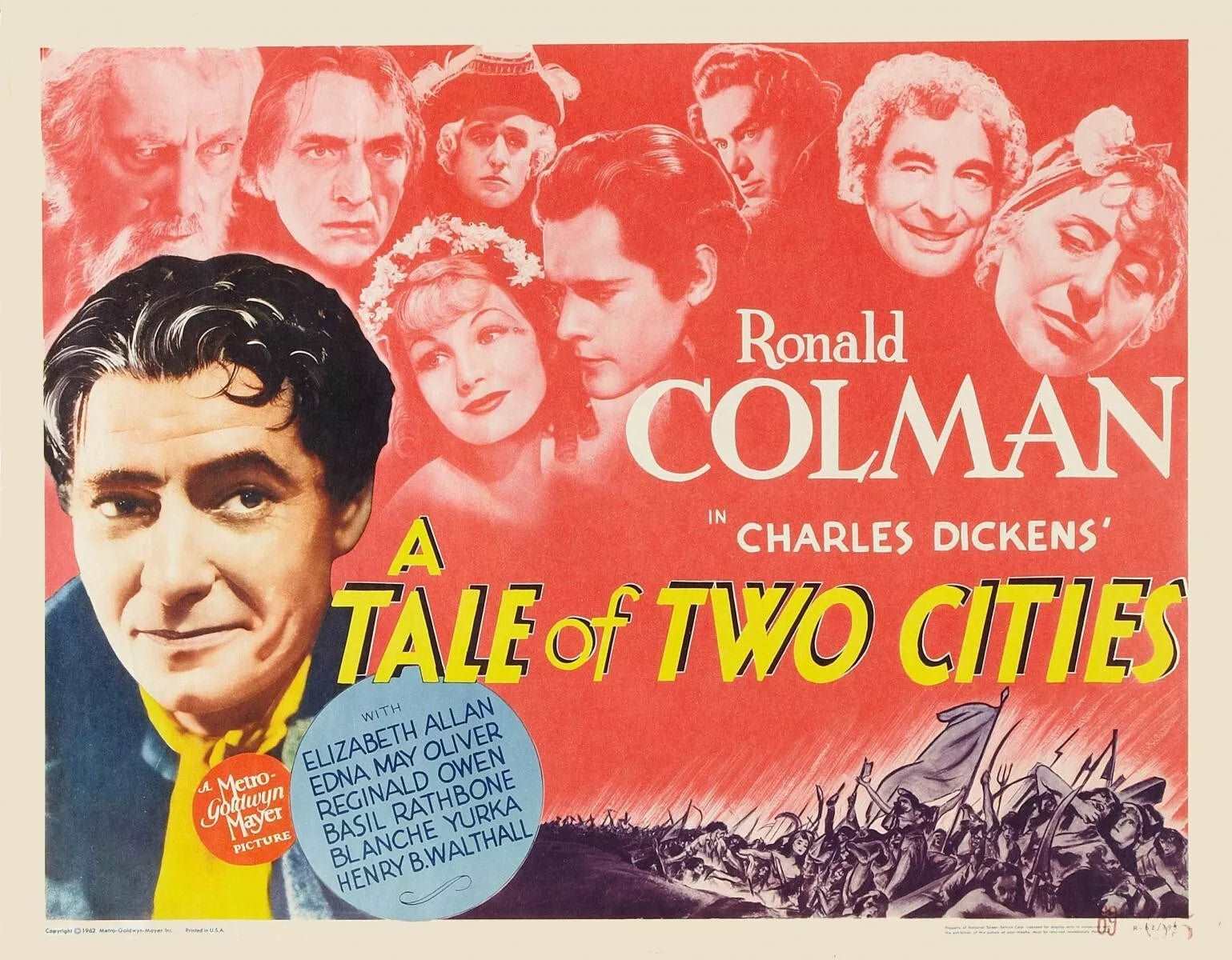 A TALE OF TWO CITIES (1935) RONALD COLEMAN - Public Domain Movie DVD NO CASE