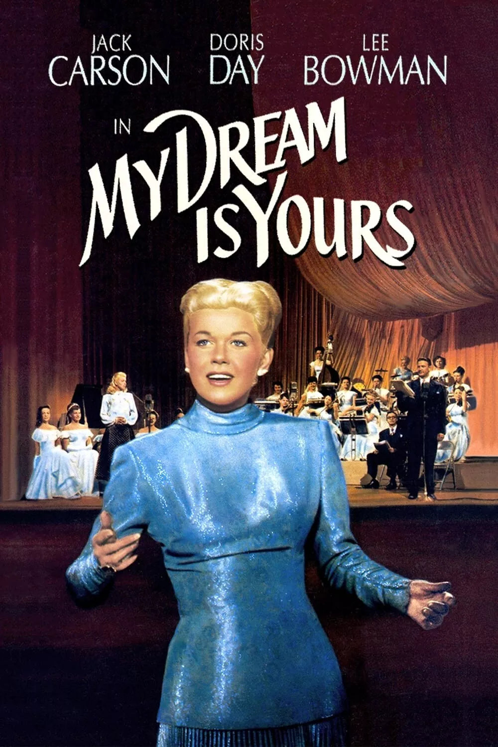 MY DREAM IS YOURS (1949) Jack Carson,Doris Day,Lee Bowman  - Public Domain DVD NO CASE