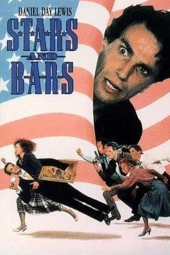 STARS AND BARS  (1988) Daniel Day-Lewis - Very rare Public Domain DVD NO CASE