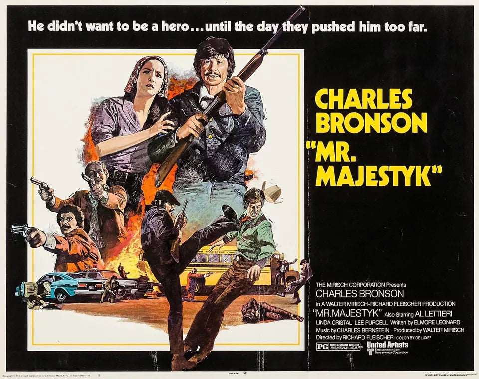 Mr. MAJESTYK (1974) Charles Bronson - Public Domain Movie DVD NO CASE