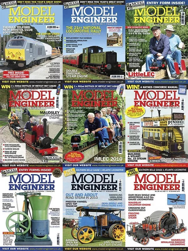 MODEL ENGINEER MAGAZINE - 1822 ISSUES ON PDF FORMAT ON USB