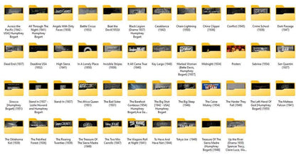 Humphrey Bogart - MP4 USB Collection 45 Public Domain Movies Free P&P