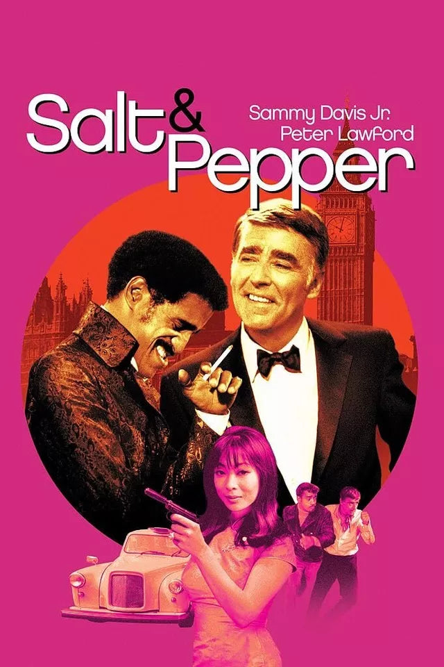 SALT & PEPPER (1968) Sammy Davis Jnr,Peter Lawford -  Public Domain DVD NO CASE