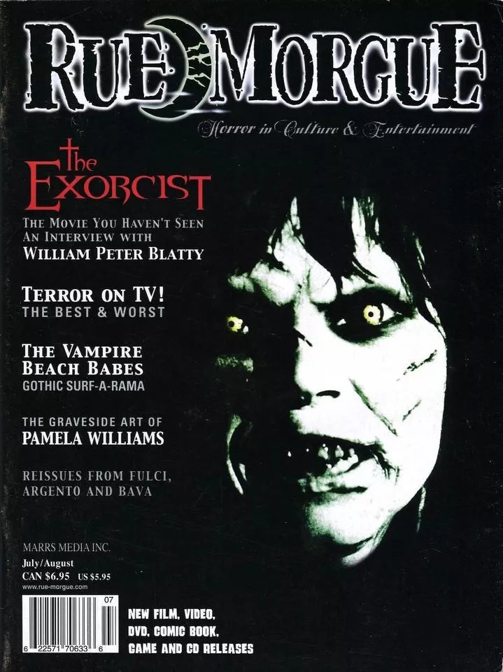 RUE MORGUE - 171 RETRO HORROR MAGAZINES PDF Format ON DVDROM