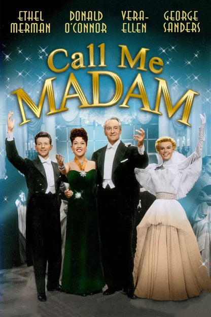 CALL ME MADAM (1953) Ethel Merman, -  Public Domain DVD NO CASE