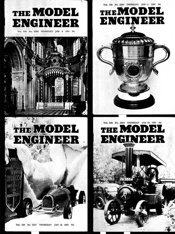 MODEL ENGINEER MAGAZINE - 1822 ISSUES ON PDF FORMAT ON USB