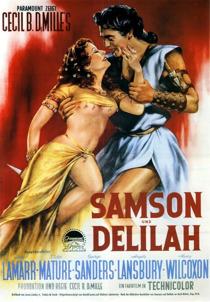 SAMSON AND DELILAH (1949) Victor Mature - DVD, Public Domain DVD NO CASE