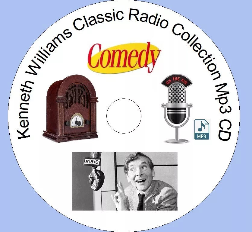 Kenneth Williams  Old Time Radio Shows MP3 X8 CD Collection