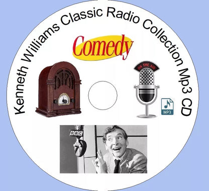 Kenneth Williams  Old Time Radio Shows MP3 X8 CD Collection