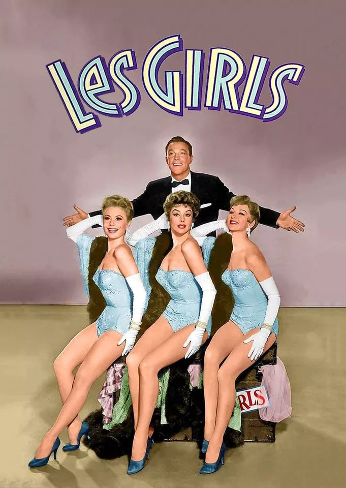 "LES GIRLS (1957) Gene Kelly,Mitzi Gaynor,Kay Kendall,Taina Elg - Public Domain DVD NO CASE