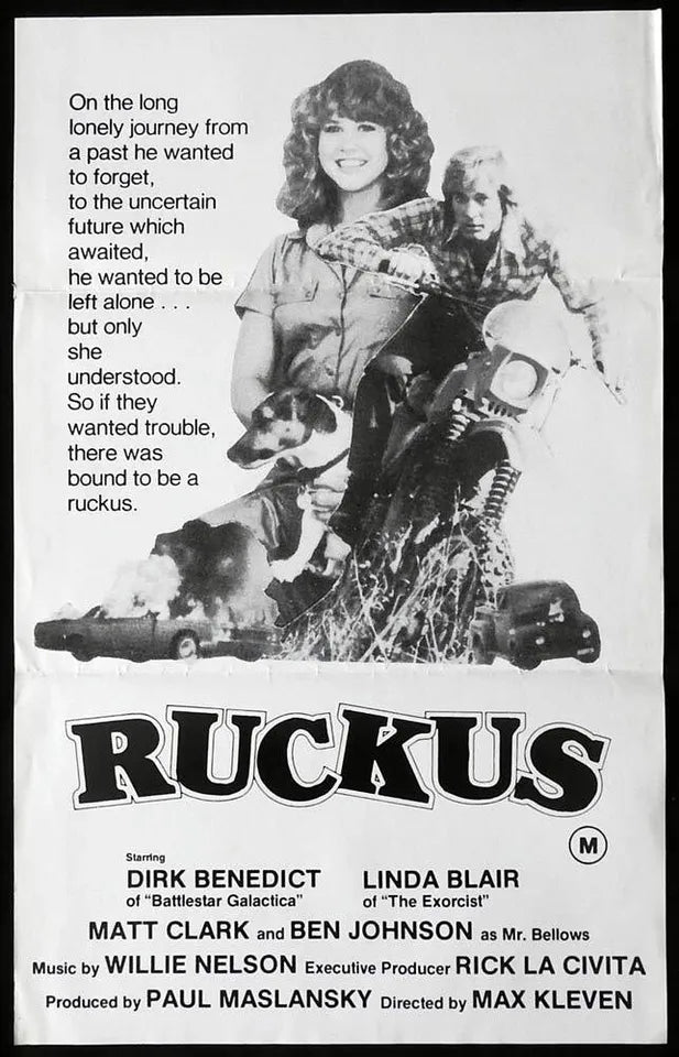 RUCKUS (1980) Linda Blair , Dirk Benedict - DVD, Public Domain DVD NO CASE