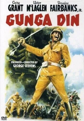 GUNGA DIN - 1939 DVD-Cary Grant - Public Domain DVD NO CASE