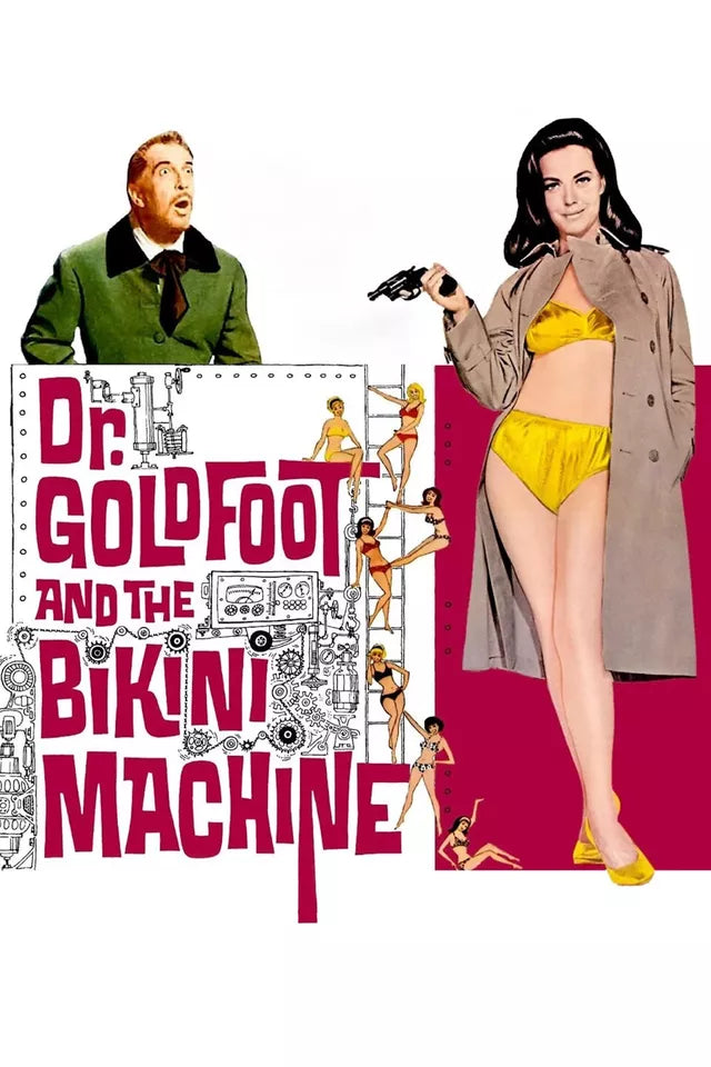 Dr.Goldfoot & The Bikini Machine (1965) Vincent Price, Public Domain DVD NO CASE