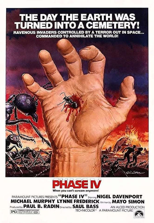 PHASE IV (1974) Nigel Davenport, Helen Horton - DVD-Public Domain DVD NO CASE