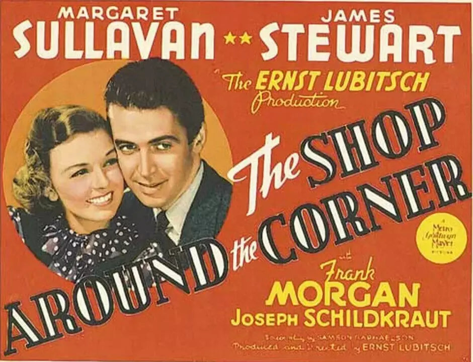 SHOP AROUND THE CORNER (1940) James Stewart, DVD - Public Domain DVD NO CASE