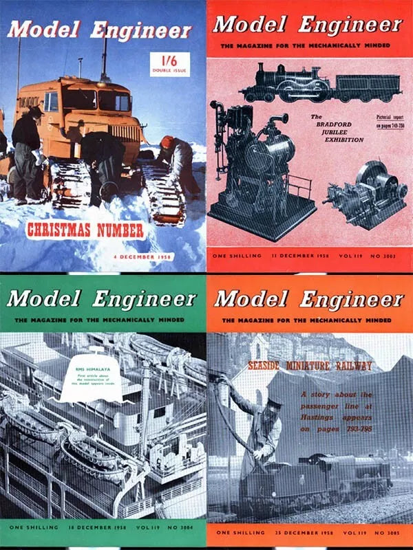 MODEL ENGINEER MAGAZINE - 1822 ISSUES ON PDF FORMAT ON USB