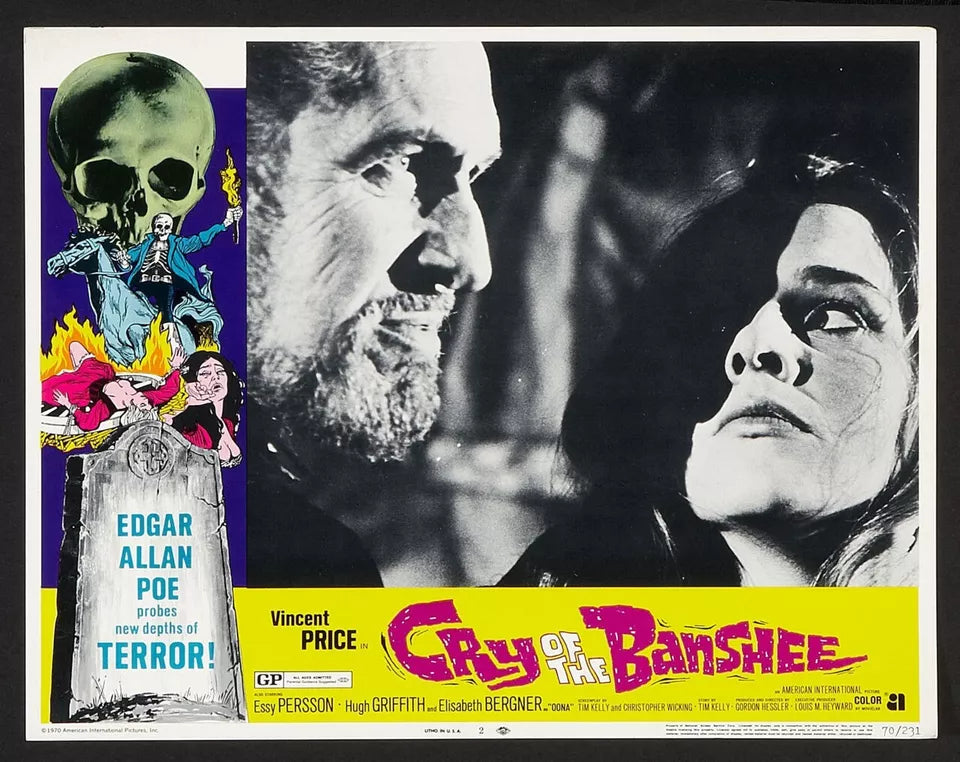 CRY OF THE BANSHEE  (1970)  Vincent Price - Public Domain Movie DVD NO CASE