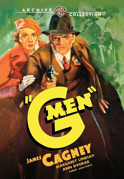 G-MEN (1935) James Cagney - Public Domain Movie DVD NO CASE