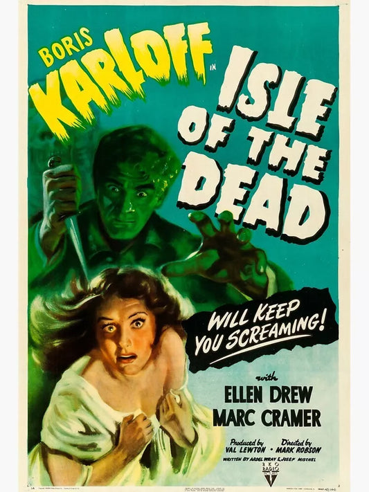 ISLE OF THE DEAD  (1945) Boris Karloff - Public Domain DVD NO CASE