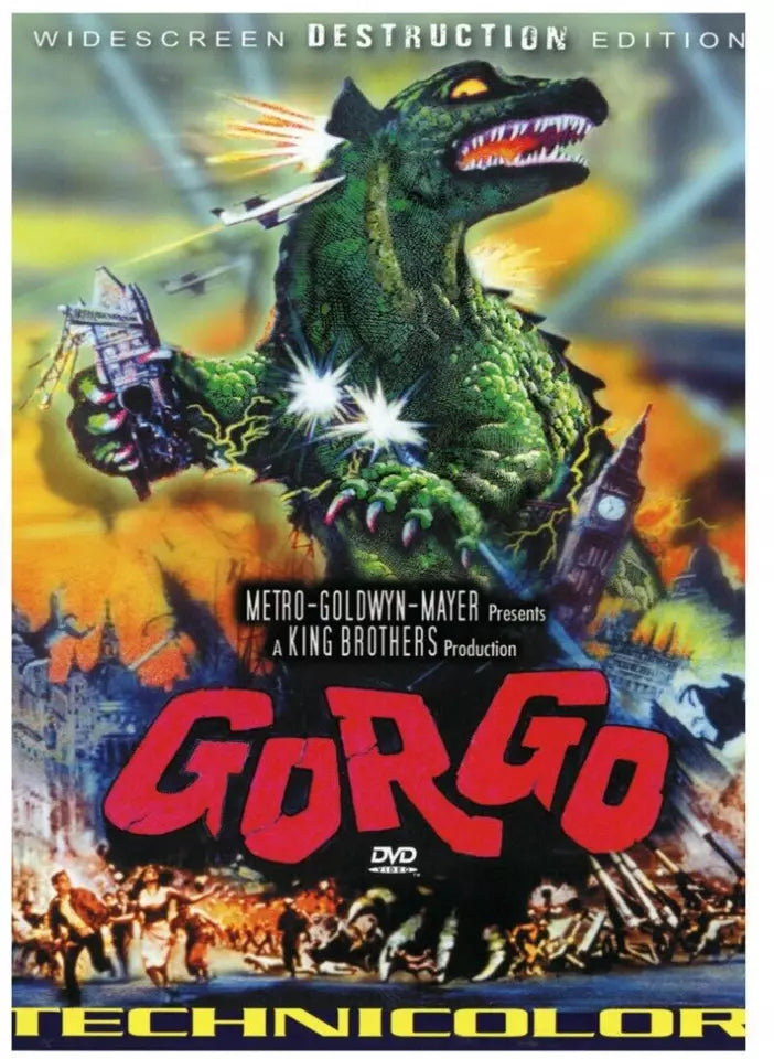 GORGO (1961) Vincent Winter, Bill Travers - DVD-Public Domain DVD NO CASE