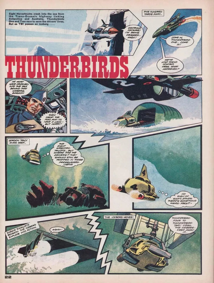 GERRY ANDERSON - RETRO COMICS & ANNUAL COLLECTION ON CBZ & PDF Format ON USB