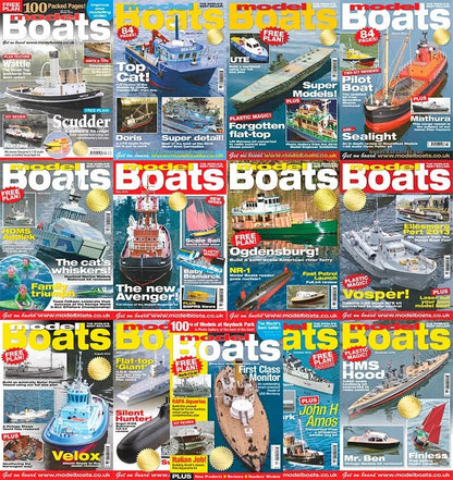 MODEL BOATS MAGAZINE COLLECTION - 100+ ISSUES ON DIGITAL PDF DVD ROM