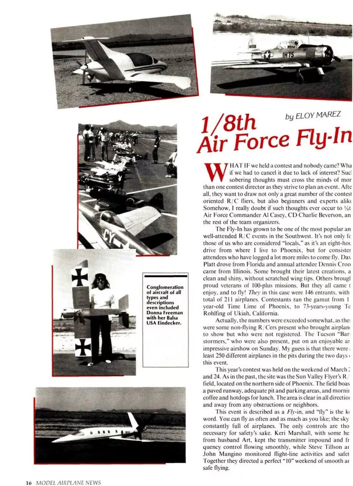 MODEL AIRPLANE MAGAZINE NEWS - 232 ISSUES ON PDF FORMAT ON USB