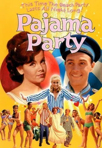 PAJAMA PARTY (1964) Tommy Kirk, Harvey Lembeck - Public Domain DVD NO CASE