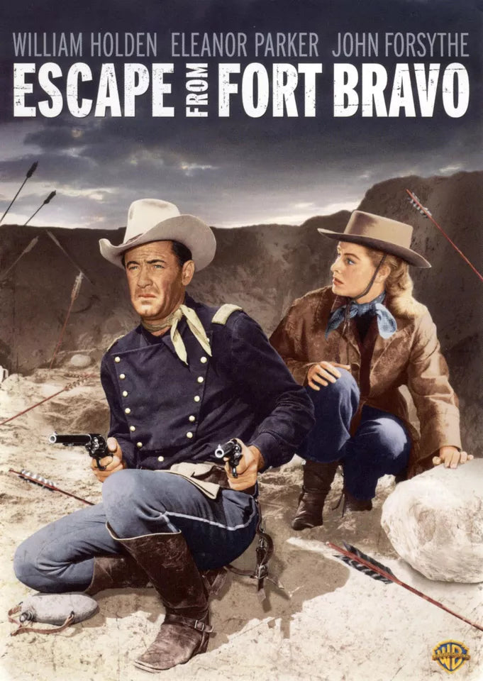 ESCAPE FROM FORT BRAVO (1953) William Holden - Public Domain DVD NO CASE