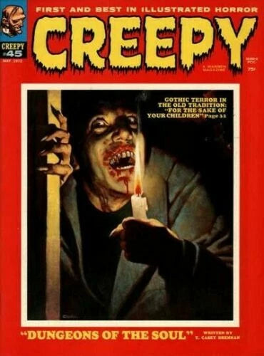 CREEPY - COMPLETE ISSUE RUN 1-146 PLUS 5 ANNUALS COMICS CBR Format ON USB (Copy)