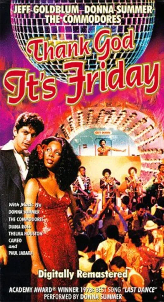 THANK GOD IT'S FRIDAY (1978) DONNA SUMMER - Public Domain DVD NO CASE