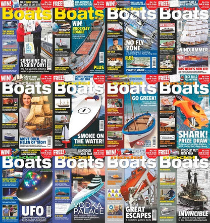 MODEL BOATS MAGAZINE COLLECTION - 100+ ISSUES ON DIGITAL PDF DVD ROM