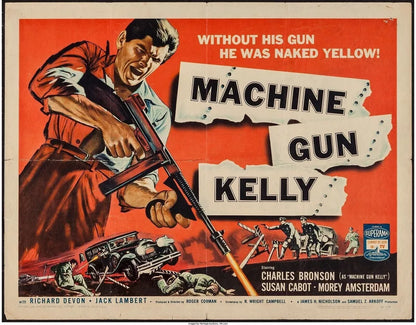 MACHINE GUN KELLY - Charles Bronson,Menu & Chaptered - Public Domain DVD NO CASE