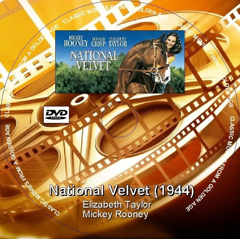 National Velvet (1944) Elizabeth Taylor - Public Domain DVD NO CASE