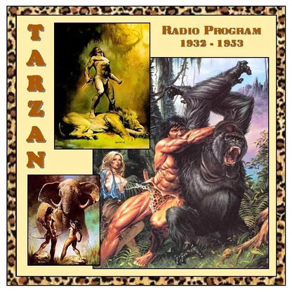 TARZAN - 230 OLD TIME RADIO SHOWS - MP3 USB