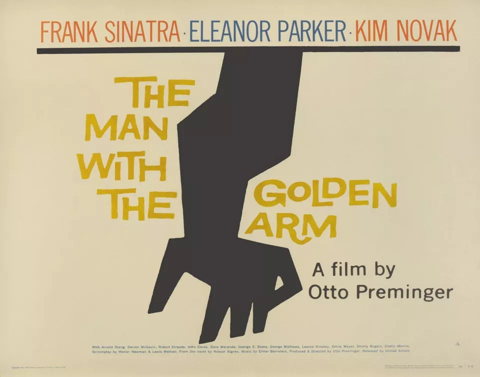 THE MAN WITH THE GOLDEN ARM (1955) - DVD - Frank Sinatra - Public Domain DVD NO CASE