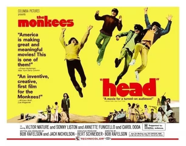 HEAD (1968) The Monkees - Public Domain DVD NO CASE