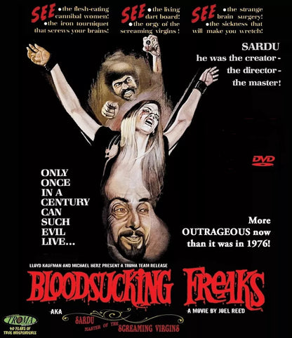 BLOODSUCKING FREAKS (UNCUT) (1976) (18) - DVD, Public Domain DVD NO CASE