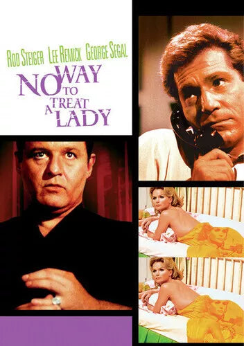 NO WAY TO TREAT A LADY (1968) Rod Steiger Lee Remick, Public Domain DVD NO CASE