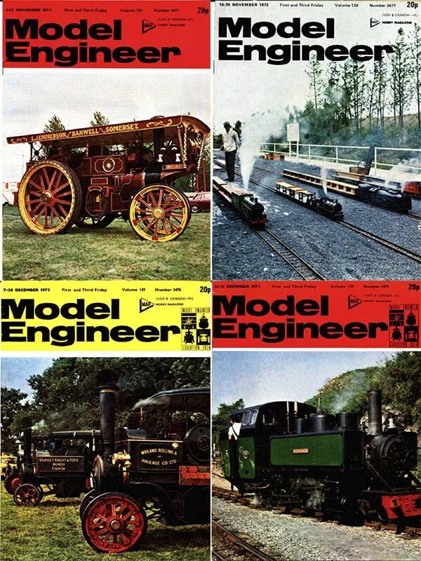 MODEL ENGINEER MAGAZINE - 1822 ISSUES ON PDF FORMAT ON USB