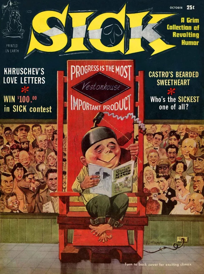 SICK MAGAZINE  & Other Comics On USB (CBR FORMAT)with Comic Reader